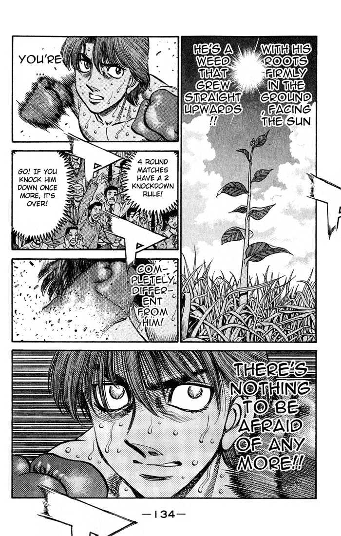 Hajime no Ippo Chapter 569 page 14 - Chapter 569 : The weed that grew straight up