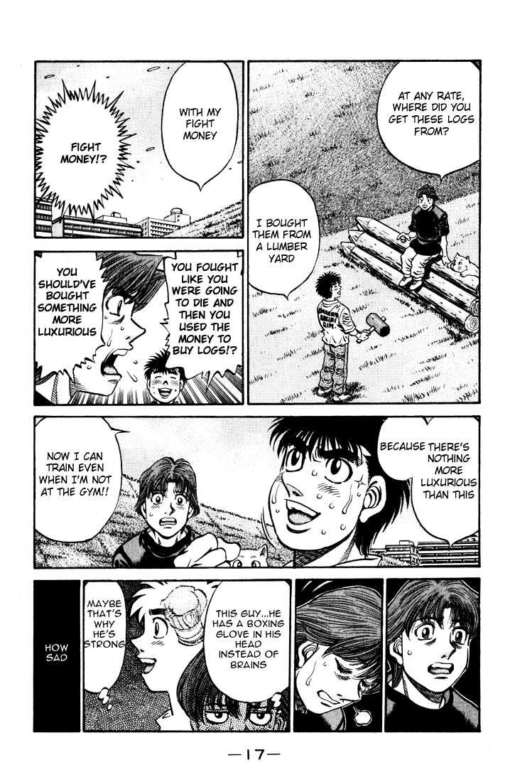 Hajime no Ippo Chapter 573 page 18 - Chapter 573 : Extravagant Spending