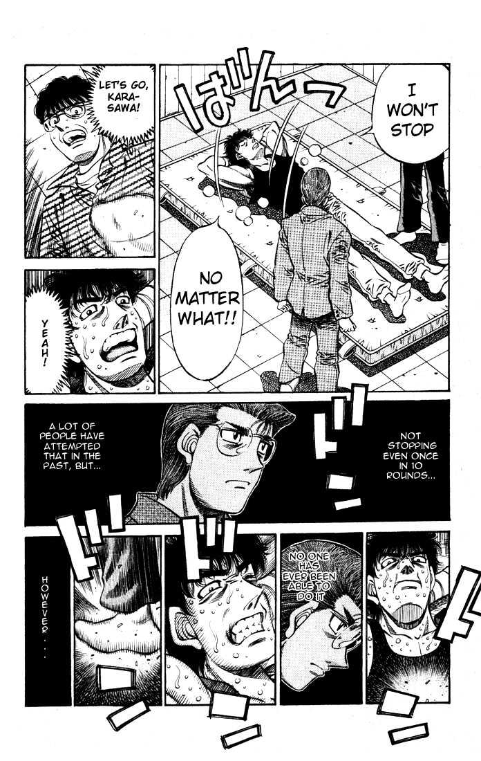 Hajime no Ippo Chapter 575 page 4 - Chapter 575 : Beyond the evolution of the Dempsey roll