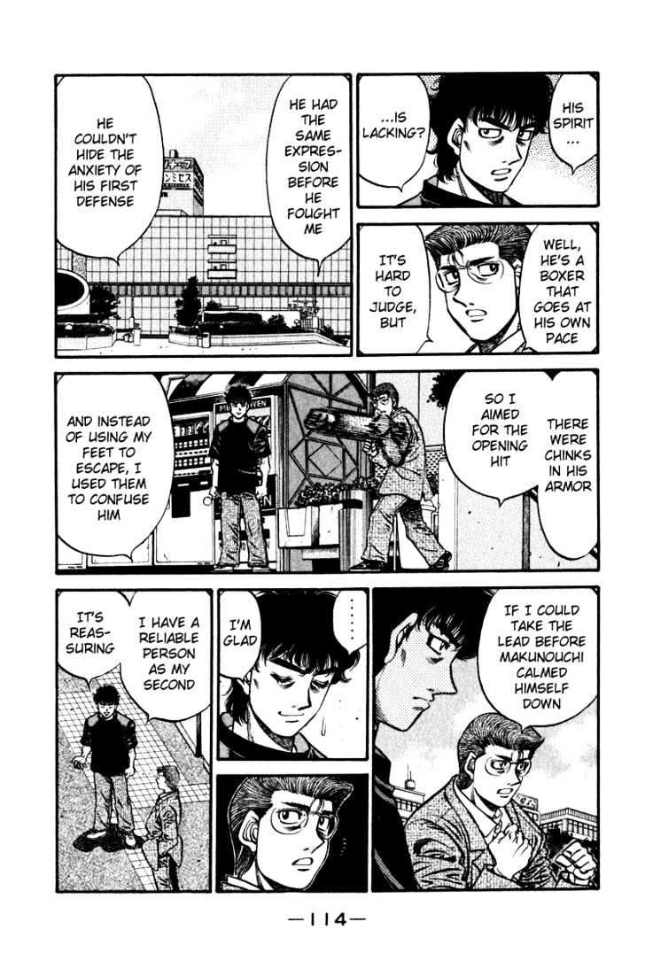 Hajime no Ippo Chapter 579 page 12 - Chapter 579 : What is lacking