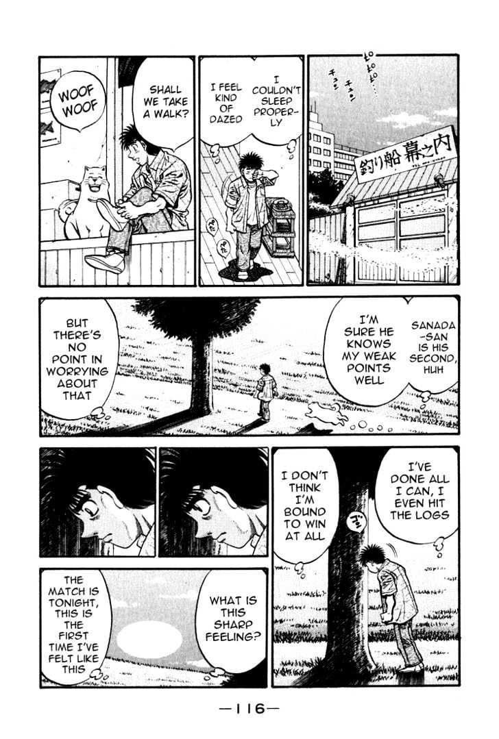 Hajime no Ippo Chapter 579 page 14 - Chapter 579 : What is lacking