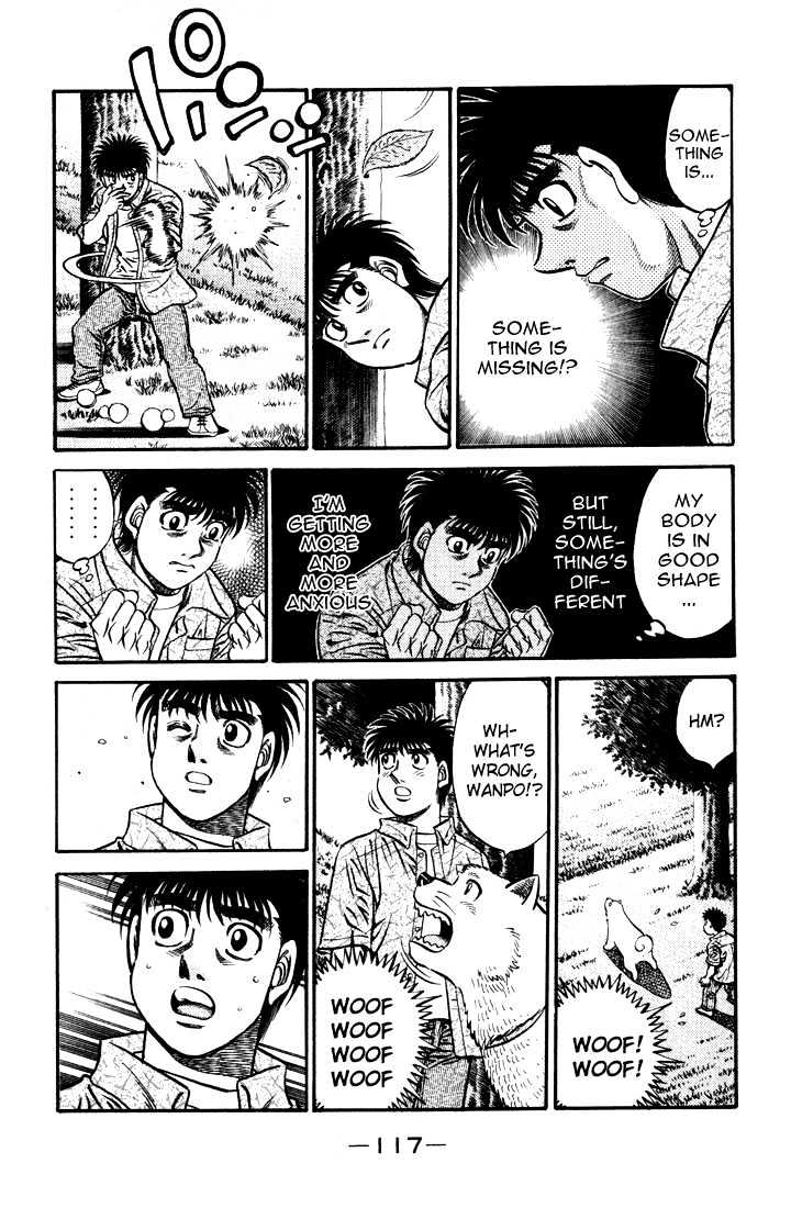 Hajime no Ippo Chapter 579 page 15 - Chapter 579 : What is lacking