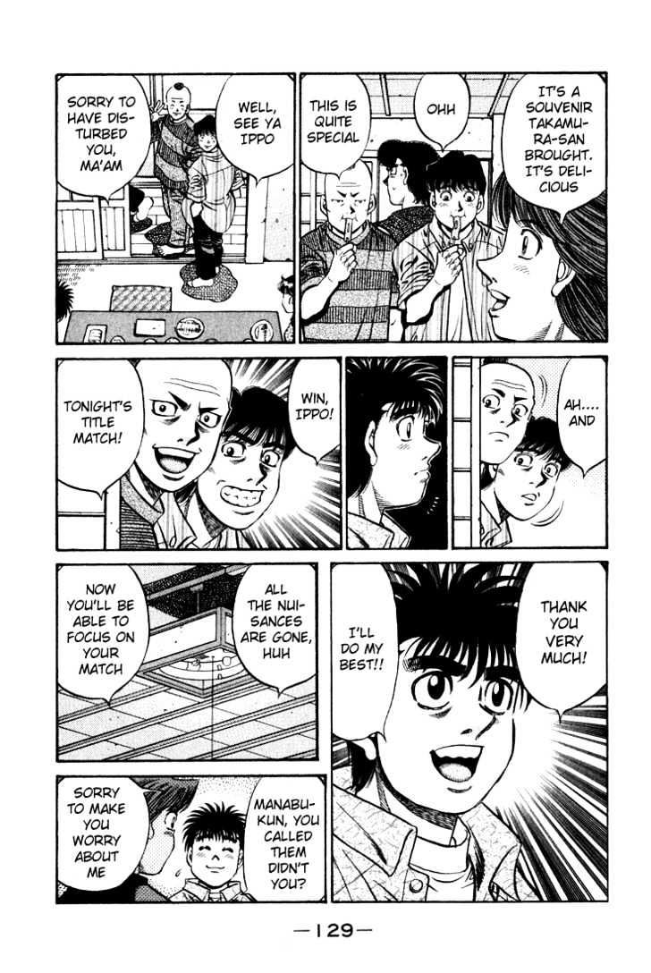 Hajime no Ippo Chapter 580 page 11 - Chapter 580 : Before the fight