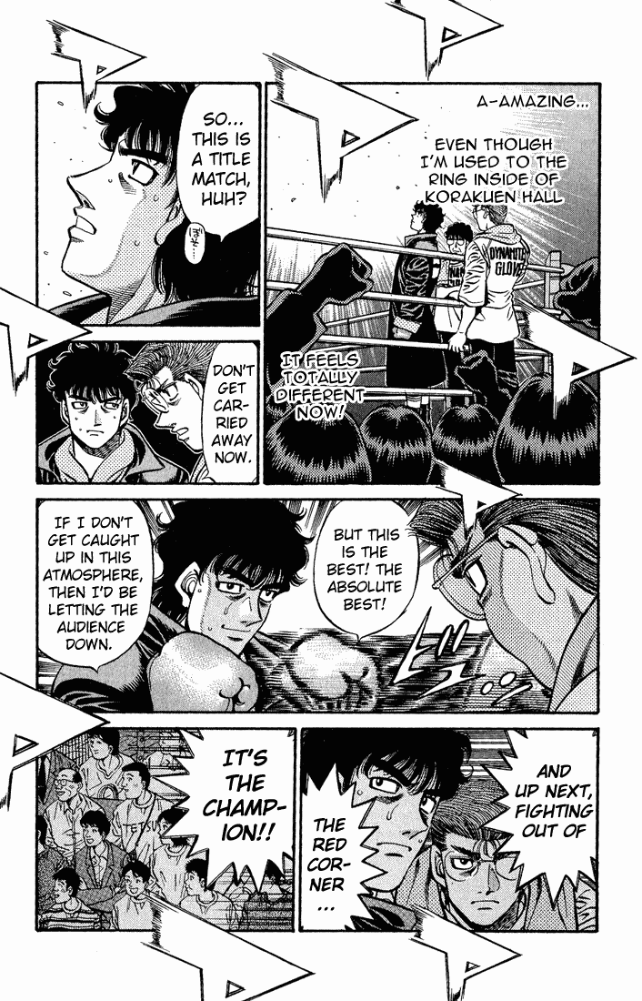Hajime no Ippo Chapter 581.2 page 7 - Chapter 581 v2 : The Challenger's Excitement