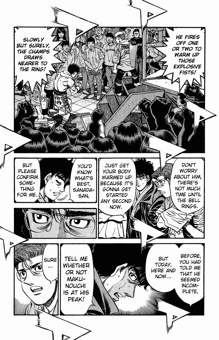 Hajime no Ippo Chapter 581.2 page 9 - Chapter 581 v2 : The Challenger's Excitement