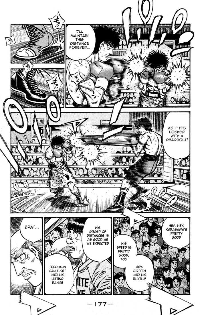 Hajime no Ippo Chapter 583 page 11 - Chapter 583 : karasawa in the palm of his hand