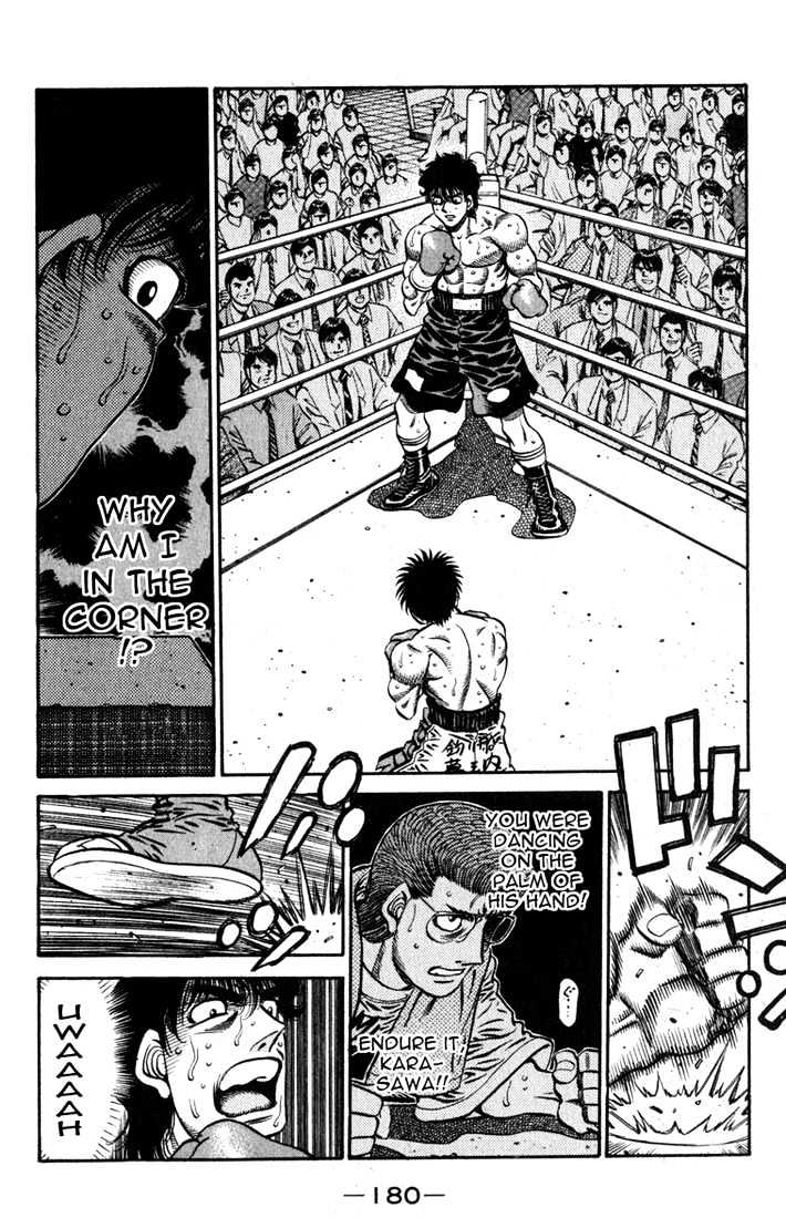 Hajime no Ippo Chapter 583 page 14 - Chapter 583 : karasawa in the palm of his hand