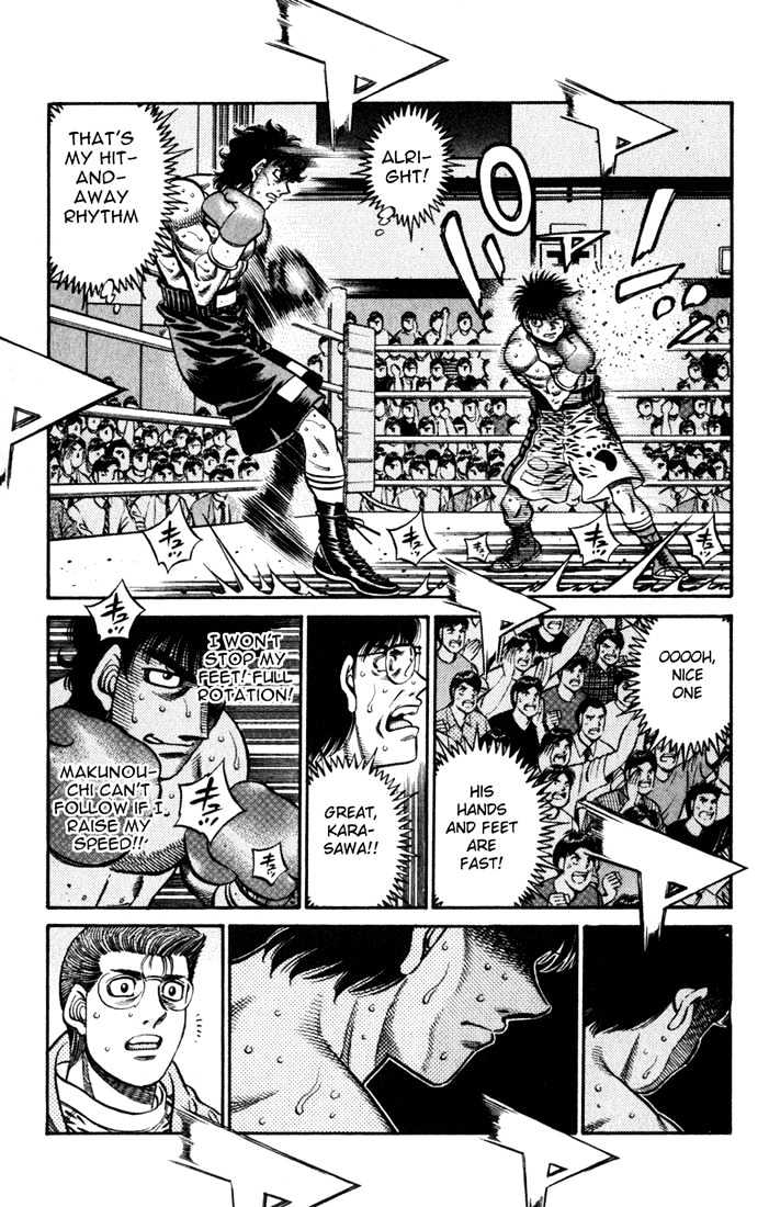 Hajime no Ippo Chapter 583 page 9 - Chapter 583 : karasawa in the palm of his hand