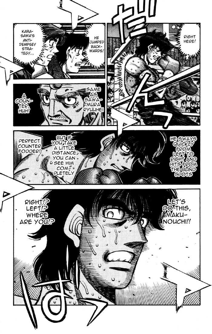 Hajime no Ippo Chapter 587 page 11 - Chapter 587 : The crooked circumference