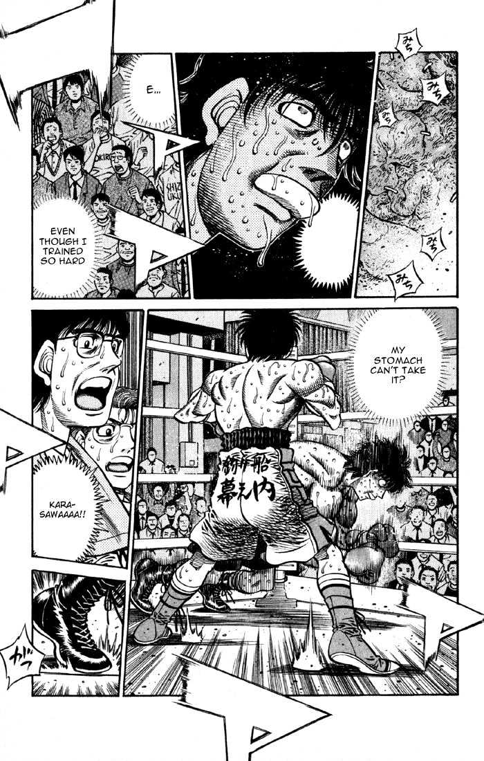 Hajime no Ippo Chapter 587 page 16 - Chapter 587 : The crooked circumference