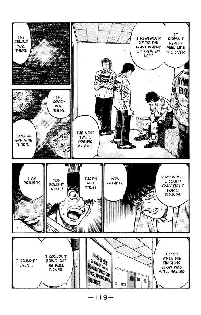 Hajime no Ippo Chapter 591 page 11 - Chapter 591 : The seal on the finishing blow