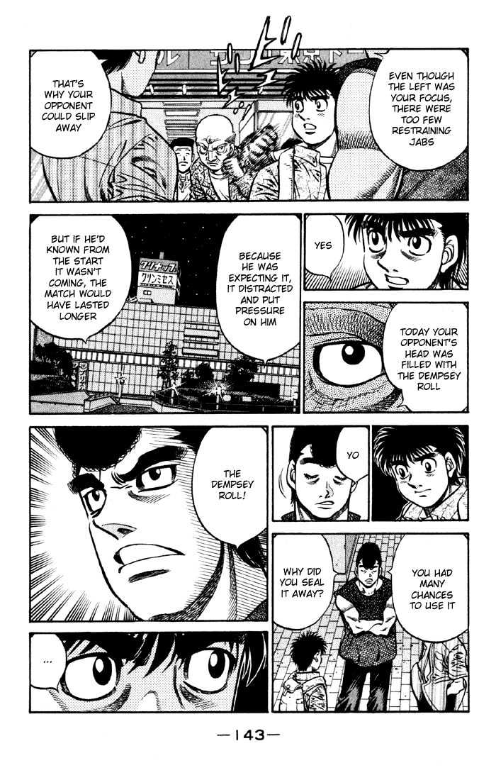Hajime no Ippo Chapter 592 page 15 - Chapter 592 : What he'll realize later