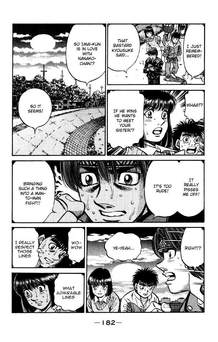 Hajime no Ippo Chapter 594 page 14 - Chapter 594 : 5-sided relationship