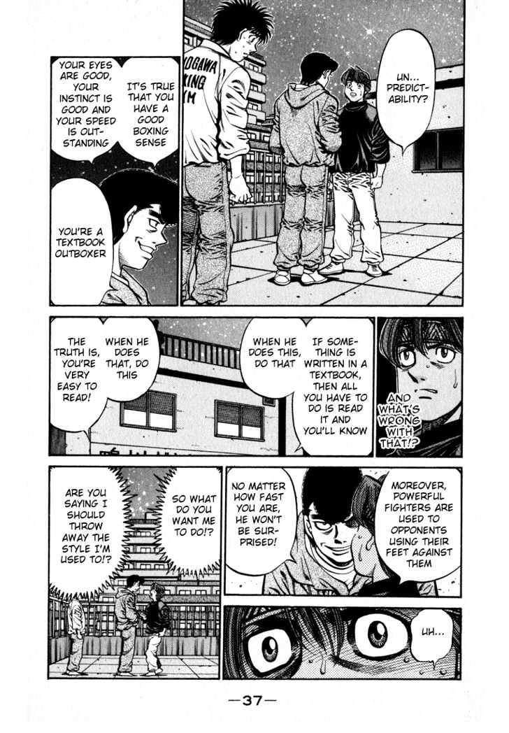 Hajime no Ippo Chapter 596 page 15 - Chapter 596 : The decisive defect