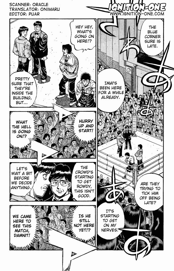 Hajime no Ippo Chapter 598.2 page 2 - Chapter 598 v2 : Itagaki's Choice