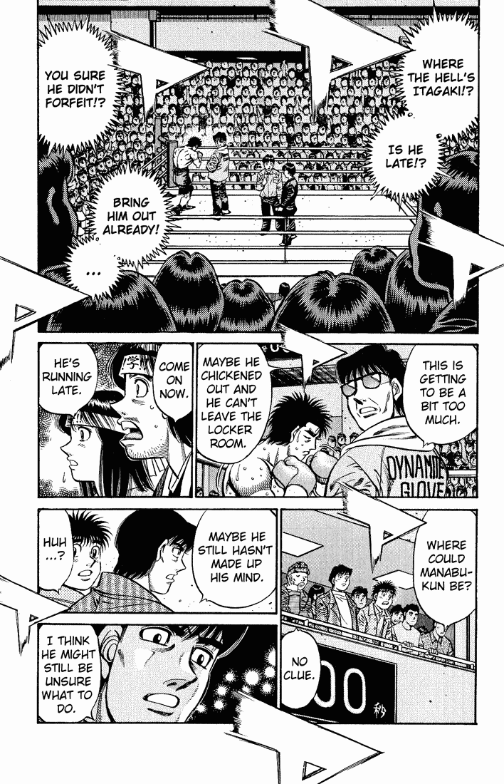 Hajime no Ippo Chapter 598.2 page 3 - Chapter 598 v2 : Itagaki's Choice