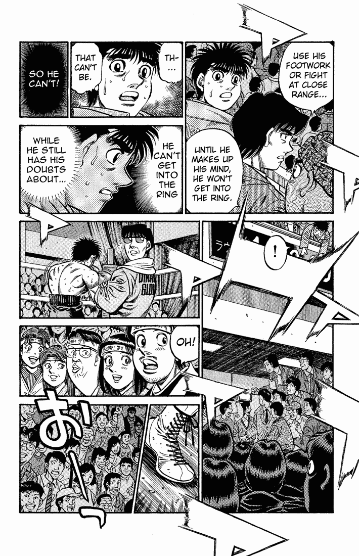 Hajime no Ippo Chapter 598.2 page 4 - Chapter 598 v2 : Itagaki's Choice