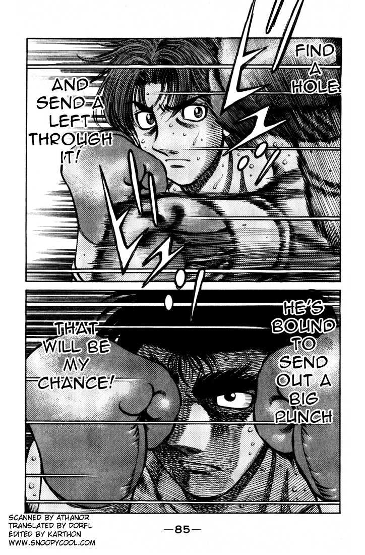 Hajime no Ippo Chapter 599 page 11 - Chapter 599 : Speed vs. power