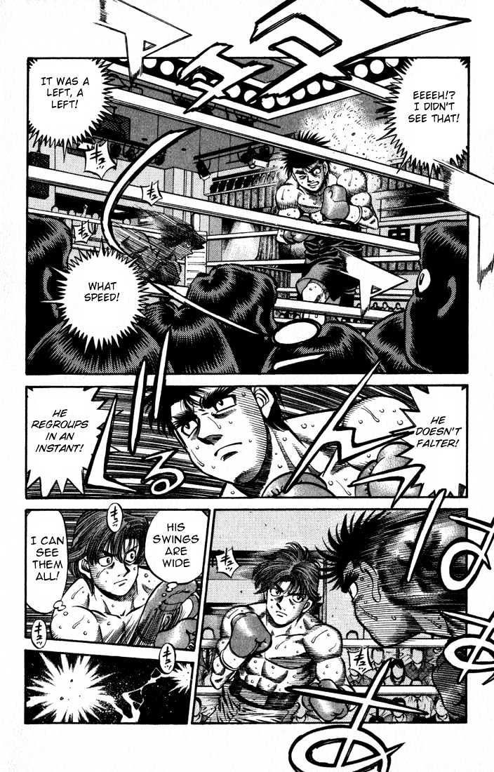 Hajime no Ippo Chapter 599 page 4 - Chapter 599 : Speed vs. power