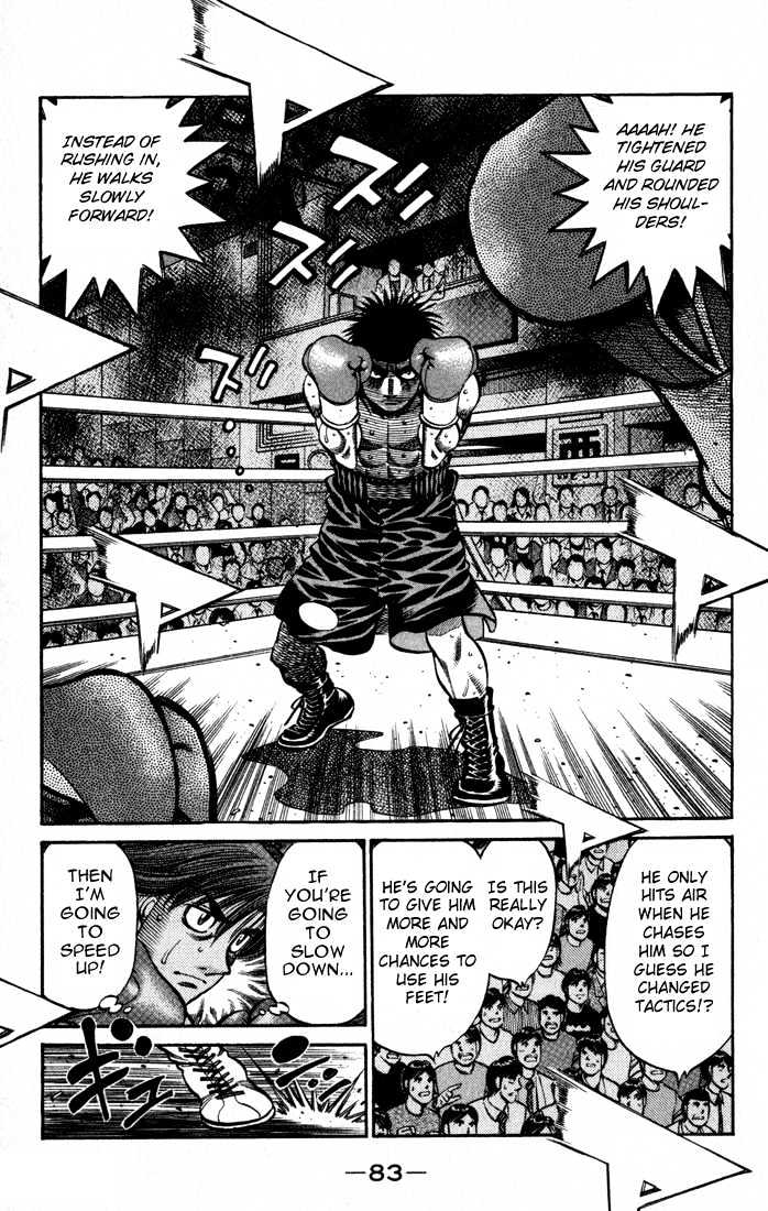 Hajime no Ippo Chapter 599 page 9 - Chapter 599 : Speed vs. power