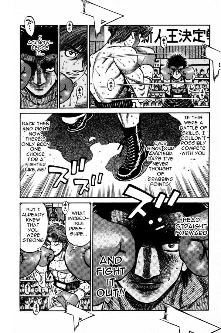 Hajime no Ippo Chapter 600 page 14 - Chapter 600 : Overcome the pressure!