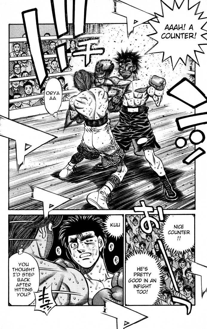Hajime no Ippo Chapter 601 page 13 - Chapter 601 : Offense and defense in point-blank range