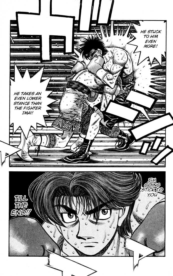 Hajime no Ippo Chapter 601 page 14 - Chapter 601 : Offense and defense in point-blank range