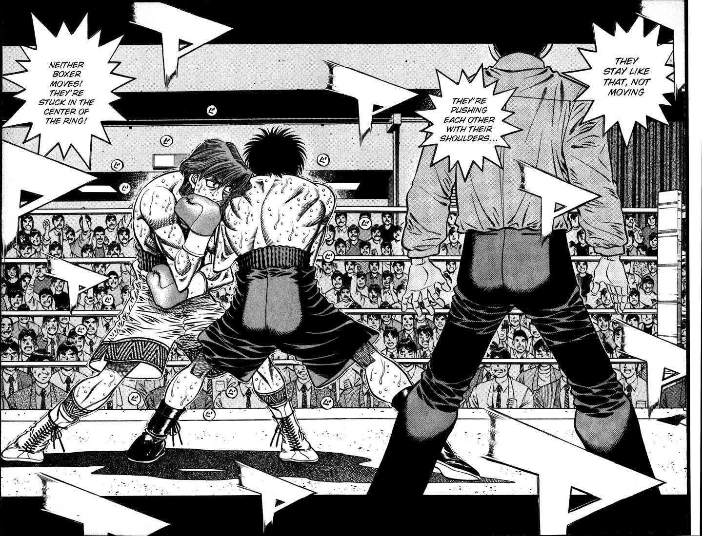 Hajime no Ippo Chapter 601 page 2 - Chapter 601 : Offense and defense in point-blank range