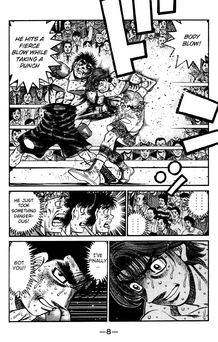 Hajime no Ippo Chapter 606 page 10 - Chapter 606 : Frightening speed