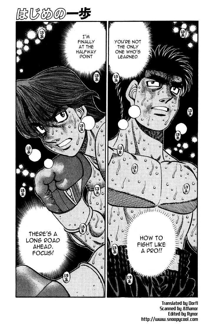 Hajime no Ippo Chapter 608 page 1 - Chapter 608 : The heavy hitter's theory