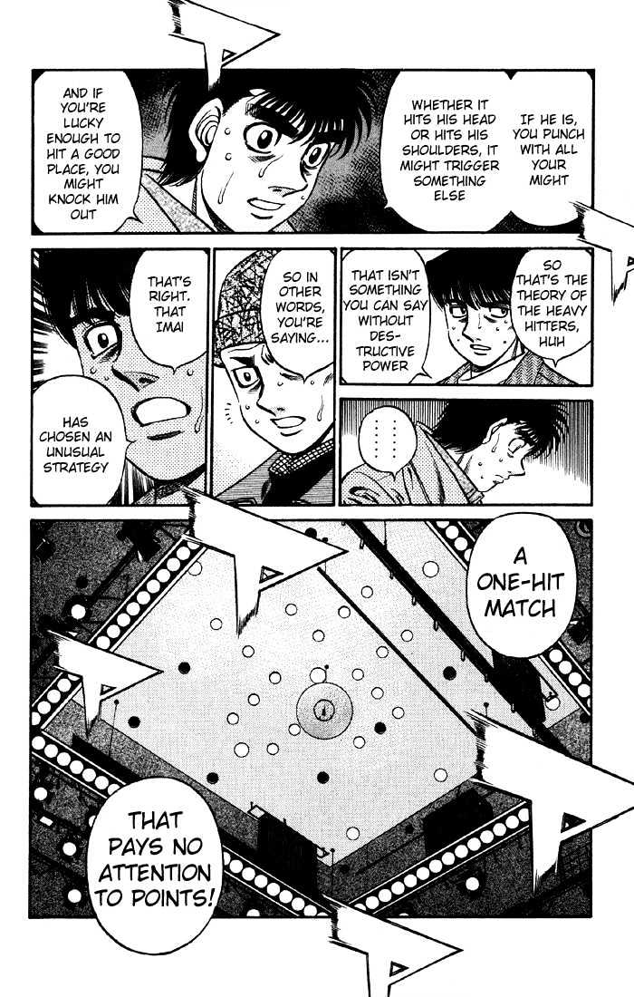 Hajime no Ippo Chapter 608 page 14 - Chapter 608 : The heavy hitter's theory
