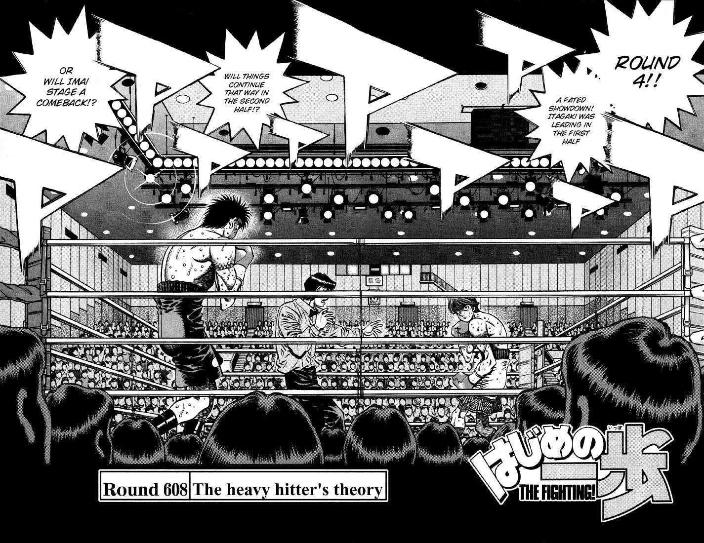 Hajime no Ippo Chapter 608 page 2 - Chapter 608 : The heavy hitter's theory