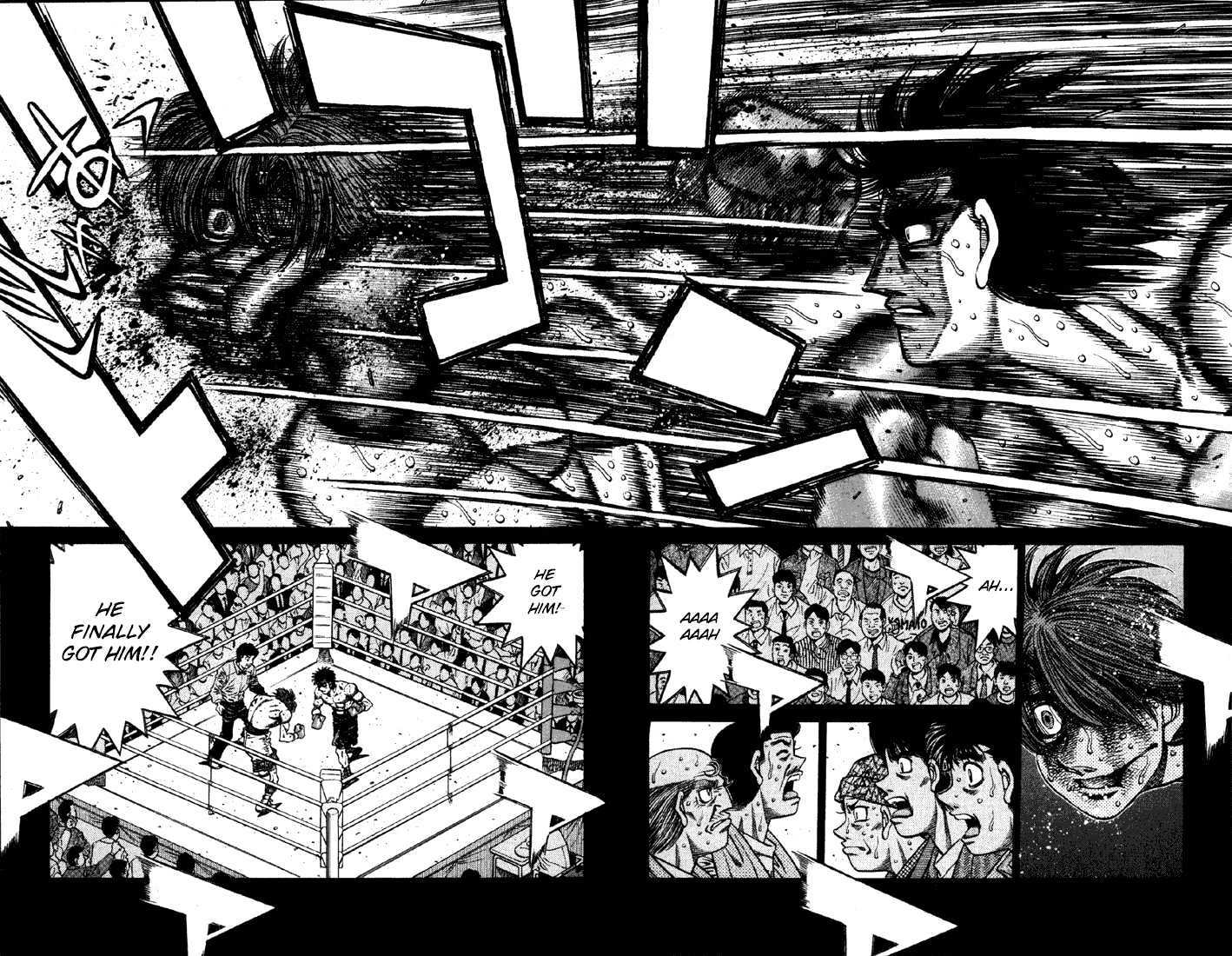 Hajime no Ippo Chapter 609 page 10 - Chapter 609 : Fearsome destructive power