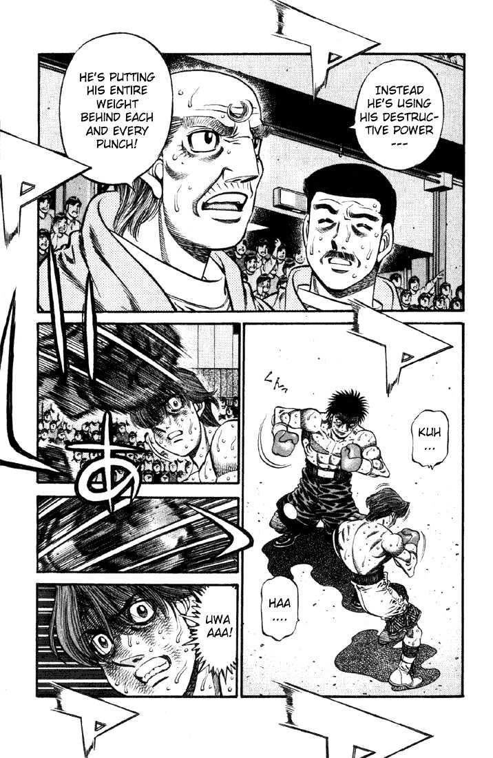 Hajime no Ippo Chapter 609 page 3 - Chapter 609 : Fearsome destructive power