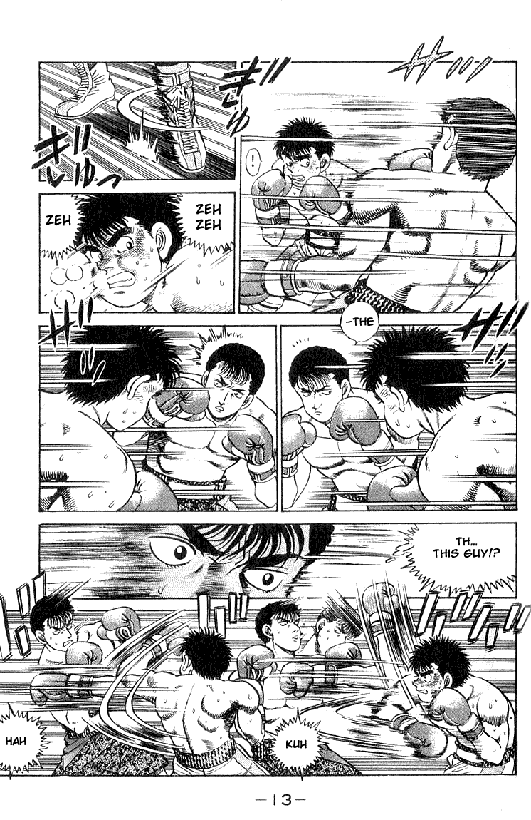 Hajime no Ippo Chapter 61.2 page 13 - Chapter 61 v2 : Charge Forward Like a Hog