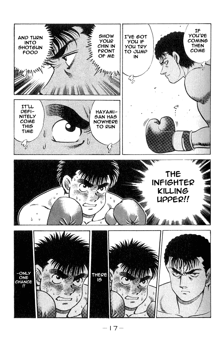 Hajime no Ippo Chapter 61.2 page 17 - Chapter 61 v2 : Charge Forward Like a Hog