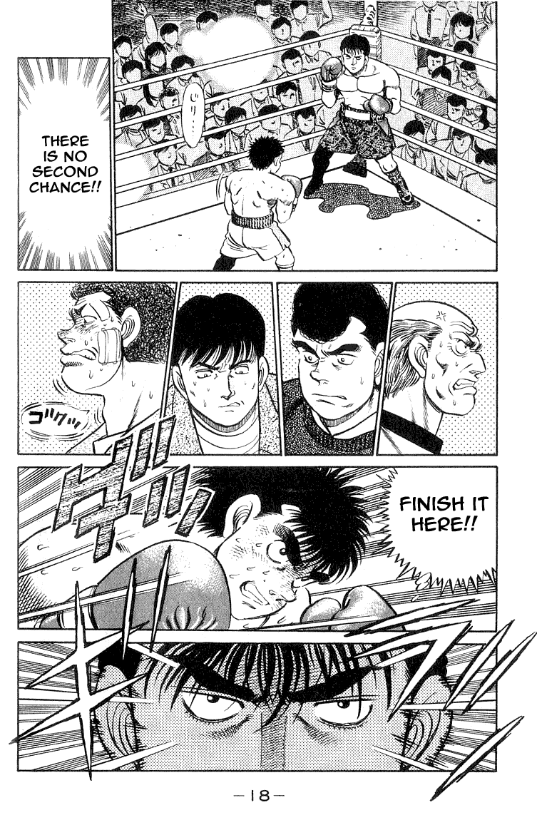 Hajime no Ippo Chapter 61.2 page 18 - Chapter 61 v2 : Charge Forward Like a Hog