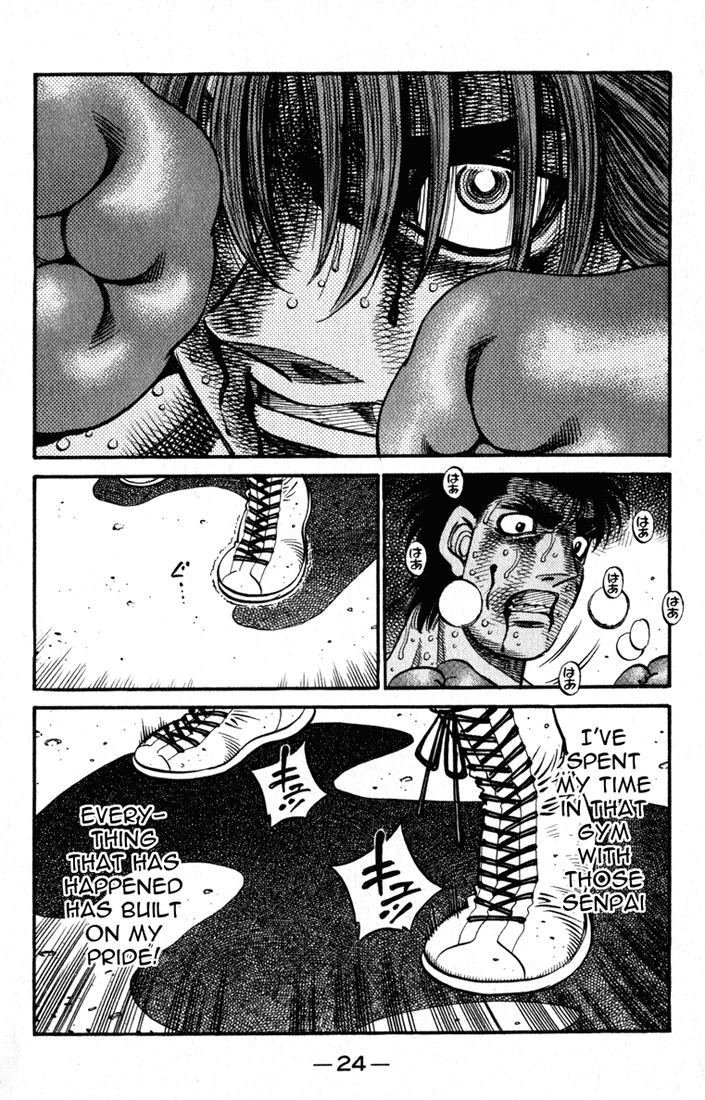 Hajime no Ippo Chapter 618.2 page 8 - Chapter 618 v2 : Itagaki's Pride