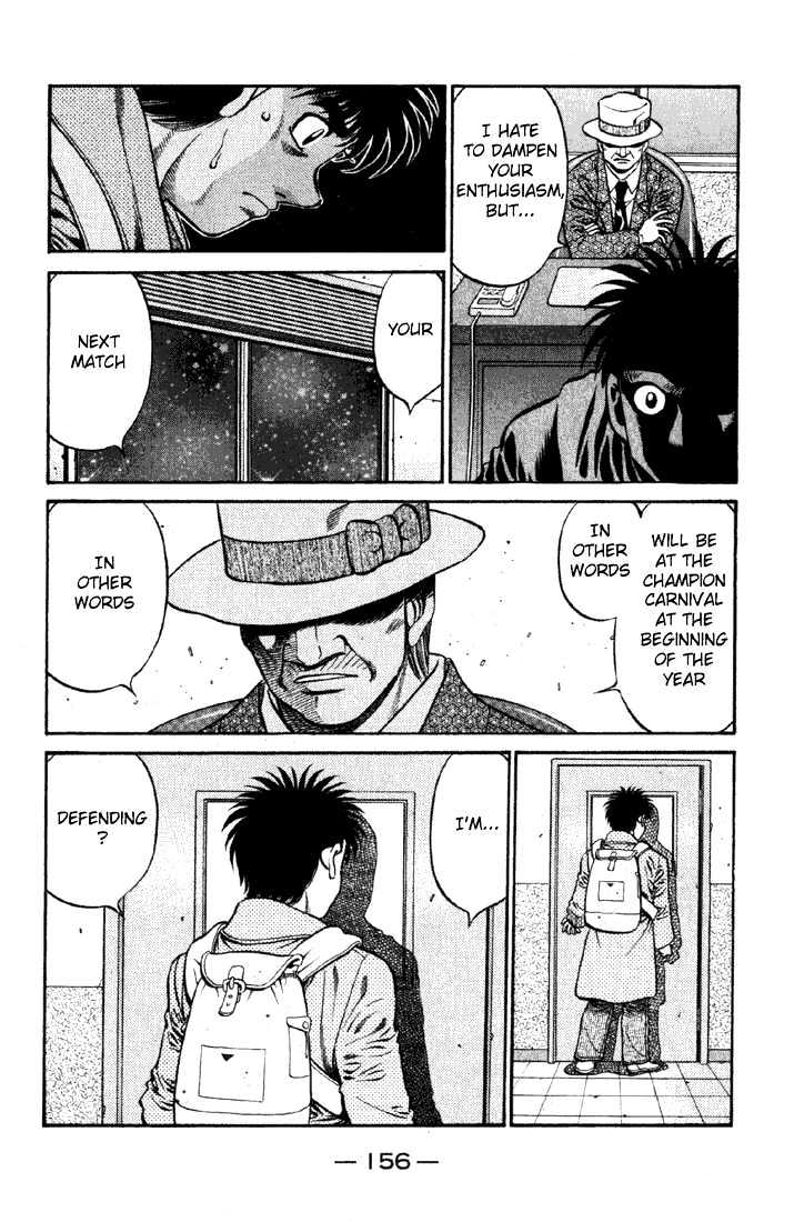 Hajime no Ippo Chapter 626 page 10 - Chapter 626 : The schedule from now on