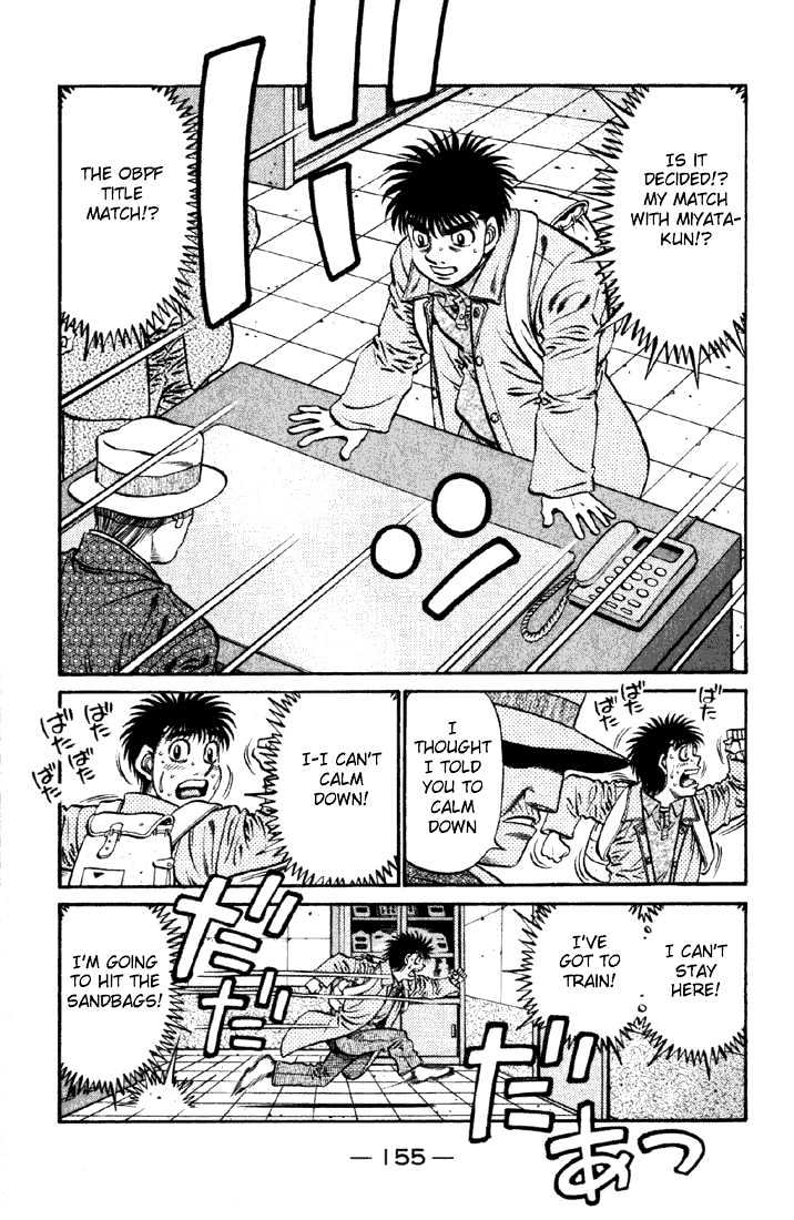 Hajime no Ippo Chapter 626 page 9 - Chapter 626 : The schedule from now on