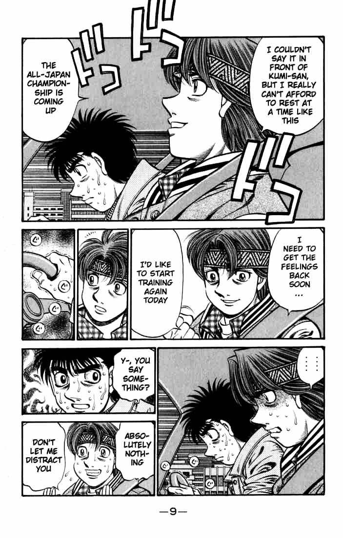Hajime no Ippo Chapter 628 page 10 - Chapter 628 : Itagaki's Return