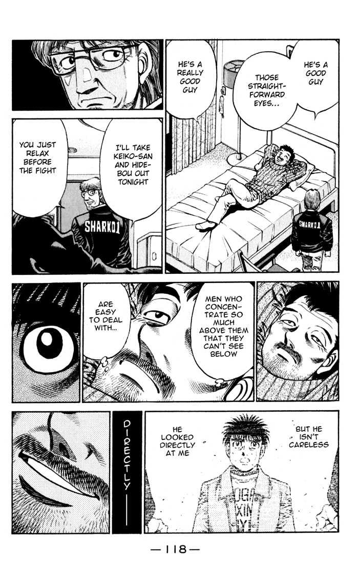 Hajime no Ippo Chapter 634 page 18 - Chapter 634 : Straight-forward eyes