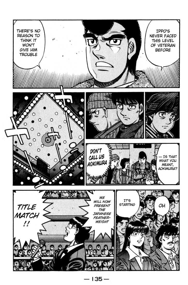 Hajime no Ippo Chapter 635 page 15 - Chapter 635 : Veteran challenger