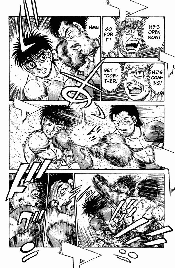 Hajime no Ippo Chapter 636.2 page 10 - Chapter 636 v2 : The Challenger's Greeting