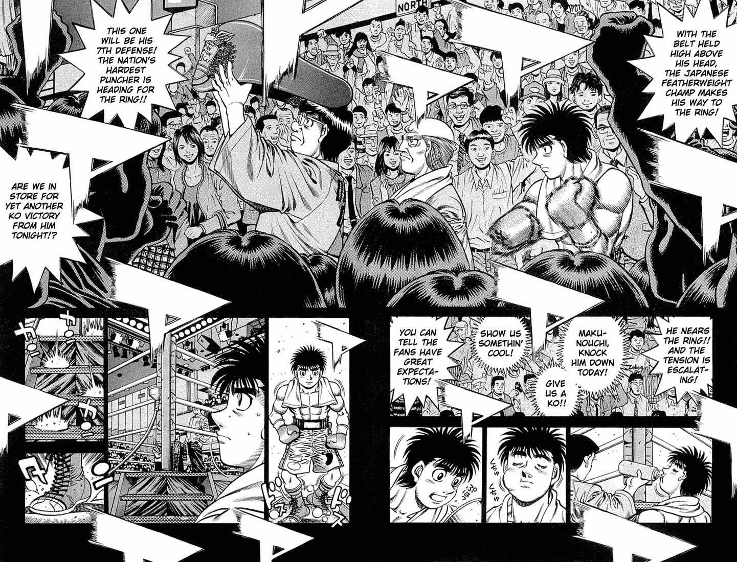 Hajime no Ippo Chapter 636.2 page 2 - Chapter 636 v2 : The Challenger's Greeting