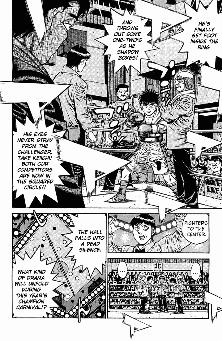 Hajime no Ippo Chapter 636.2 page 3 - Chapter 636 v2 : The Challenger's Greeting