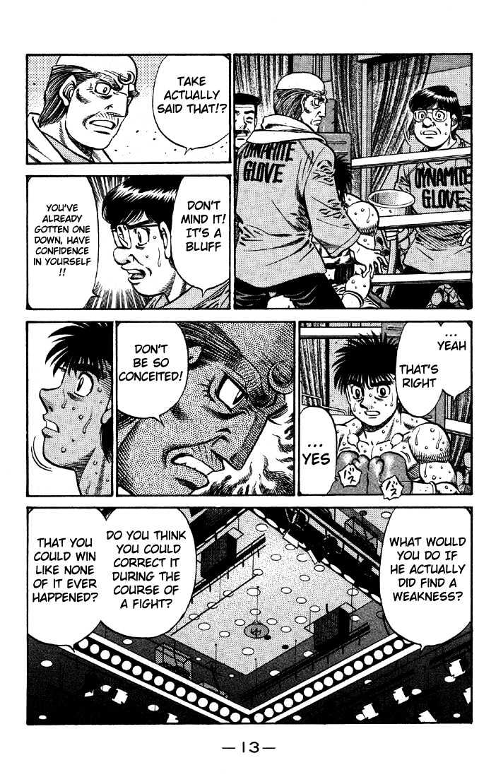 Hajime no Ippo Chapter 638 page 12 - Chapter 638 : Where's the weakness?
