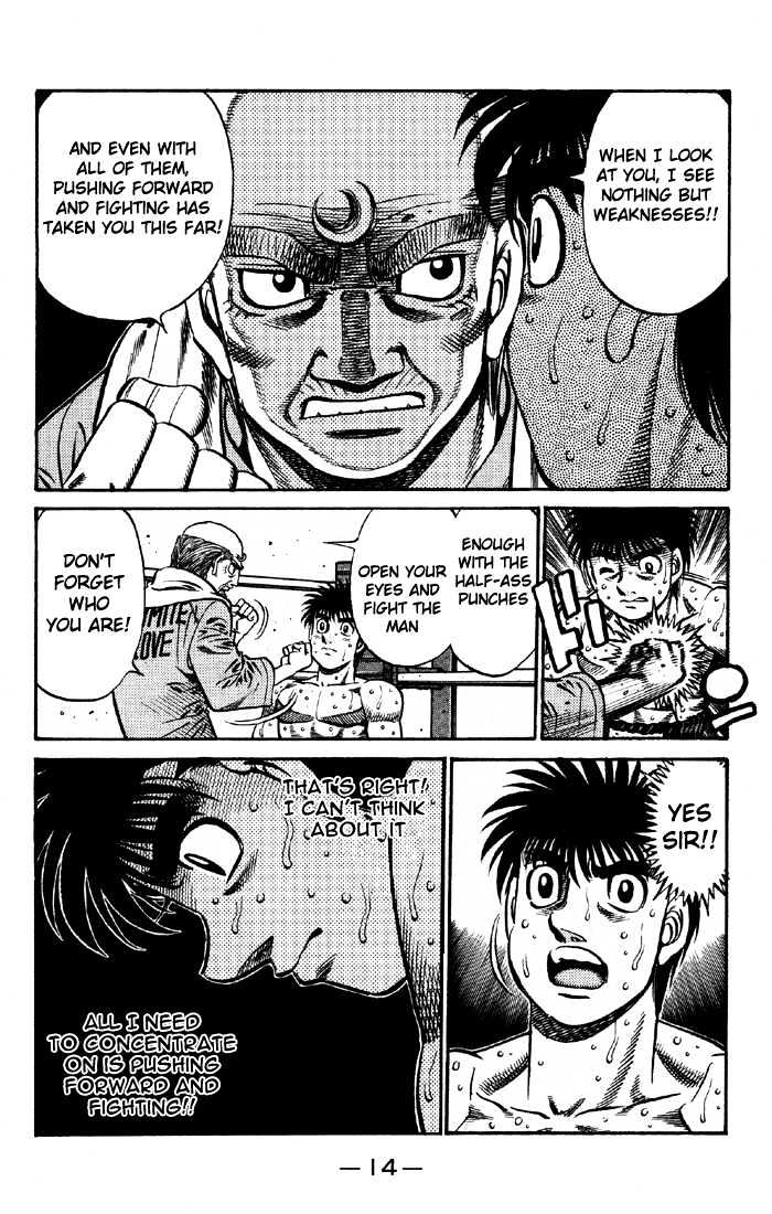 Hajime no Ippo Chapter 638 page 13 - Chapter 638 : Where's the weakness?