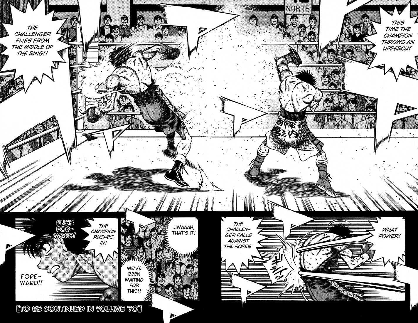 Hajime no Ippo Chapter 648 page 16 - Chapter 648 : The same position