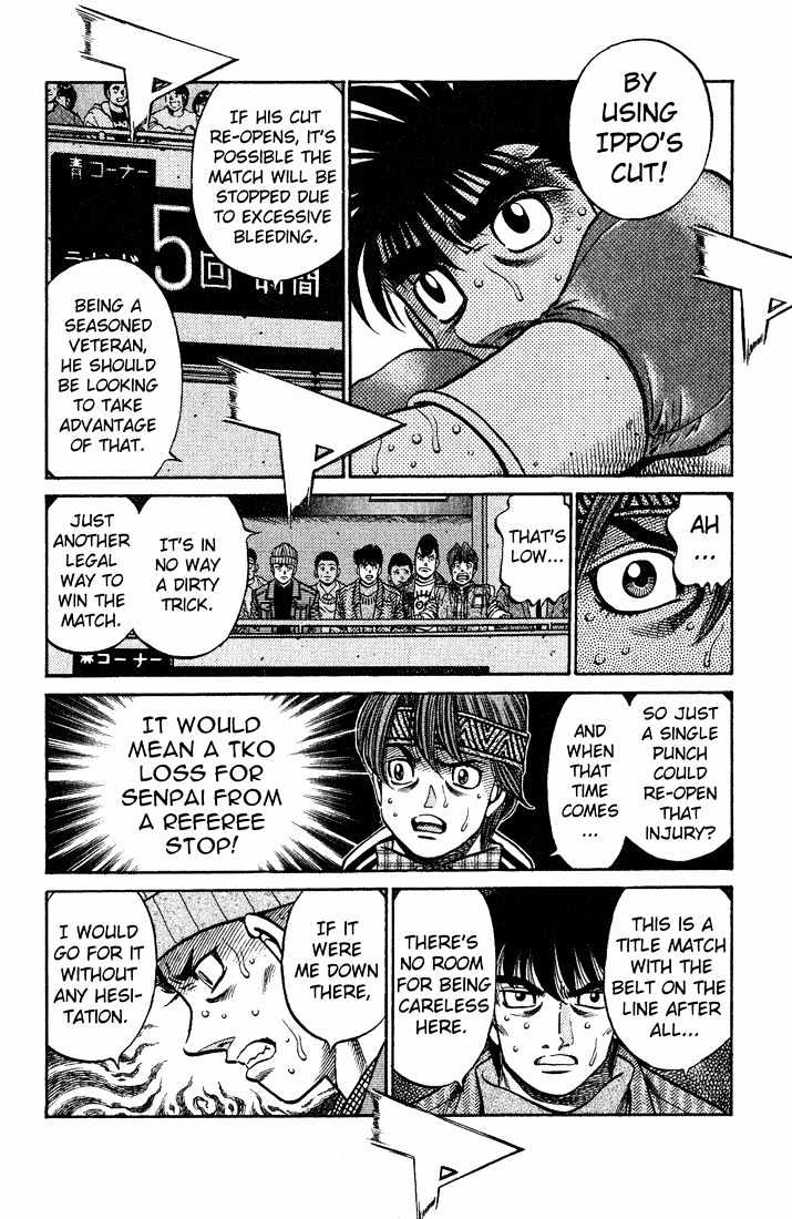 Hajime no Ippo Chapter 649 page 12 - Chapter 649 : Fighting head on
